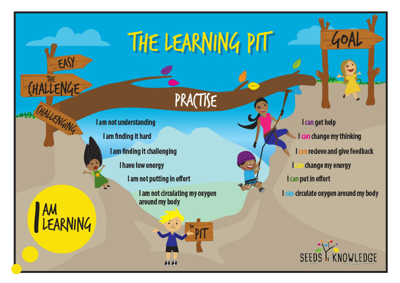 the learning pit graphic